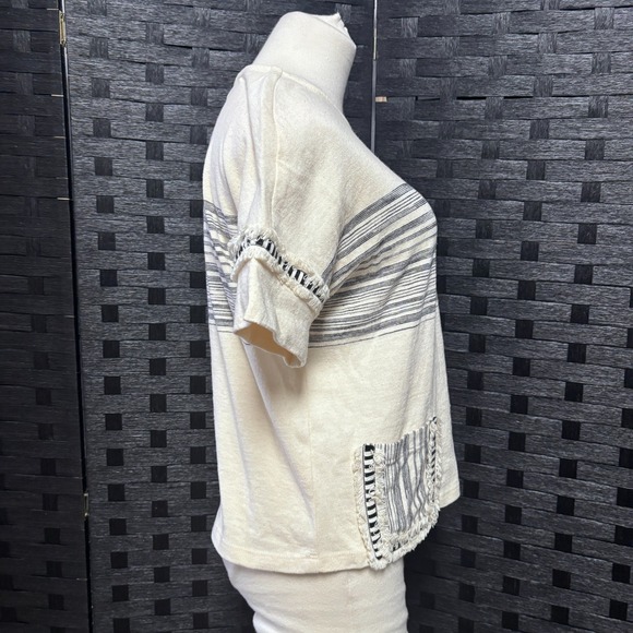 Anthropologie Eva Franco Sz SP Nantucket Striped Top - Picture 3 of 8